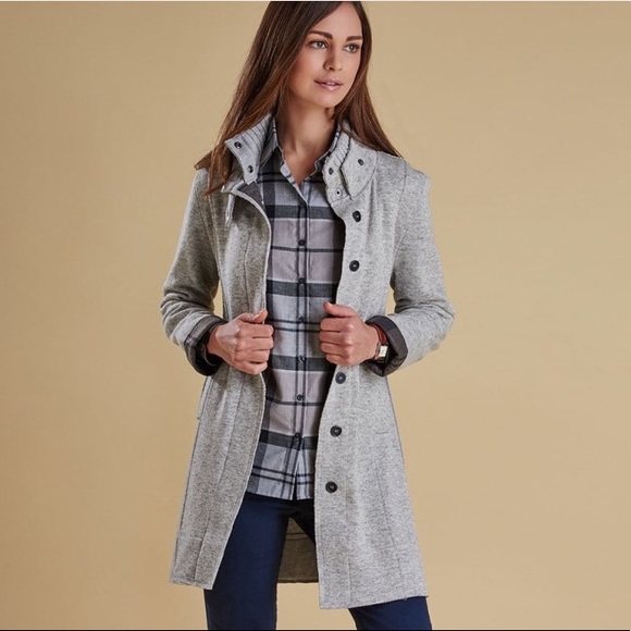 barbour knitted jacket